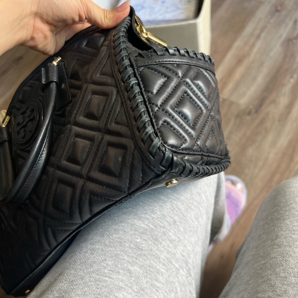 Tory Burch Black Quilted Bag - Picture 7 of 13
